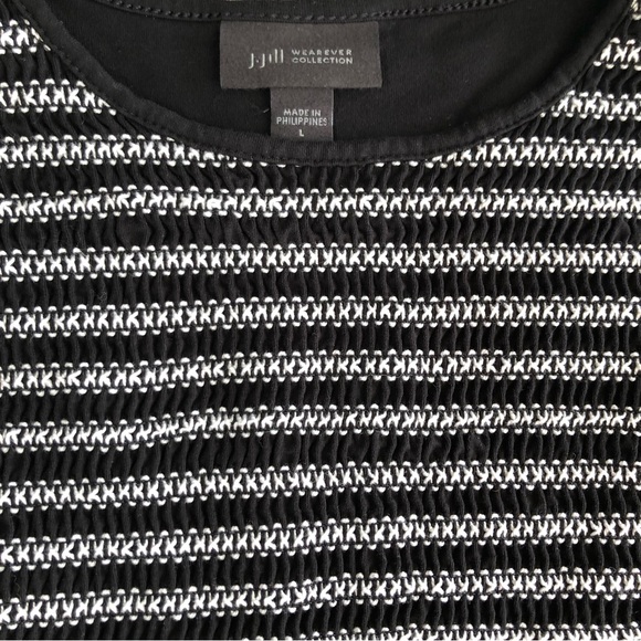 J Jill Wearever Collection sleeveless smocked bodice size large dress - Picture 2 of 7